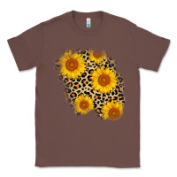 Chestnut leopard sunflower patch Classic Tee - AdoDesignShop