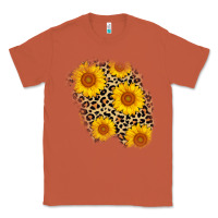 Copper leopard sunflower patch Classic Tee - AdoDesignShop