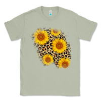Matcha leopard sunflower patch Classic Tee - AdoDesignShop