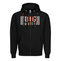 Black promoted to big sister Zipper Hoodie - MaliasSmallBusiness