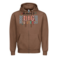 Chestnut promoted to big sister Zipper Hoodie - MaliasSmallBusiness