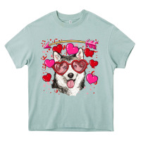 Arona Valentine's day husky Heavy Core Tee - RanaPortraitStore
