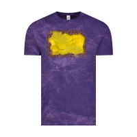 Cloud Purple gemstone yellow leopard background Vintage Tee - JahusDesignShop