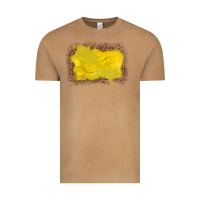 Vintage Camel gemstone yellow leopard background Vintage Tee - JahusDesignShop