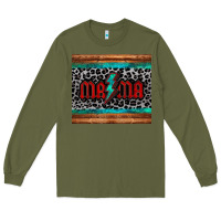 Army Green leopard lightning bolt mama mother's day tumbler Long Sleeve Tee - Jasminsmagicworld