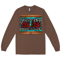 Chestnut leopard lightning bolt mama mother's day tumbler Long Sleeve Tee - Jasminsmagicworld