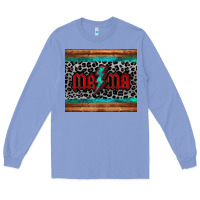 Colony Blue leopard lightning bolt mama mother's day tumbler Long Sleeve Tee - Jasminsmagicworld