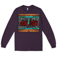 Plum leopard lightning bolt mama mother's day tumbler Long Sleeve Tee - Jasminsmagicworld