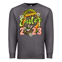 Charcoal Heather Happy Easter 2023 Premium Sweatshirt - LillyAllenDesigns