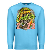 Ocean Blue Happy Easter 2023 Premium Sweatshirt - LillyAllenDesigns