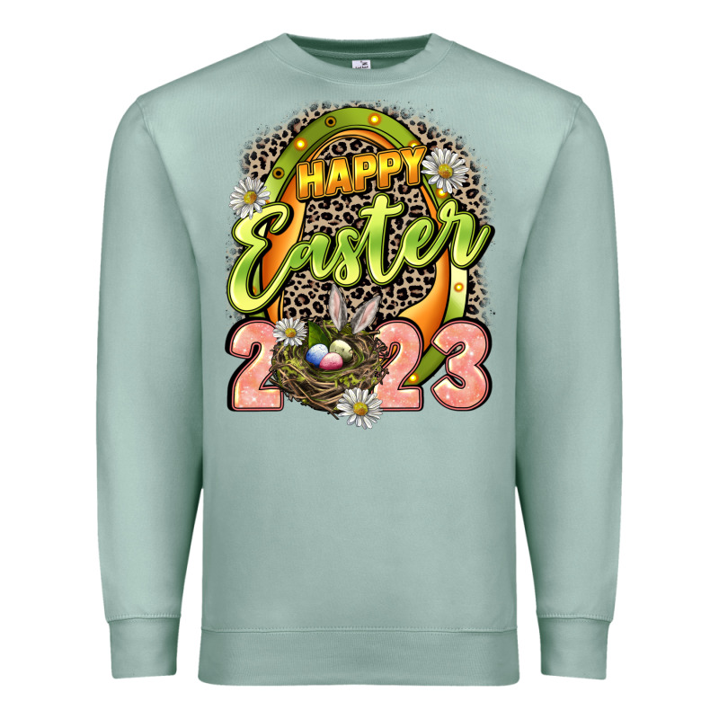 Happy Easter 2023 Premium Sweatshirt by LillyAllenDesigns | Teevron
