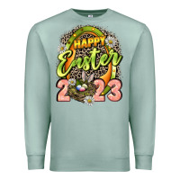 Seafoam Happy Easter 2023 Premium Sweatshirt - LillyAllenDesigns