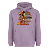 Lavender i am black history Heavyweight Hoodie - LillyAllenDesigns
