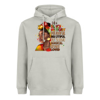 Moon Dust i am black history Heavyweight Hoodie - LillyAllenDesigns
