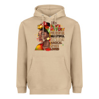 Mushroom i am black history Heavyweight Hoodie - LillyAllenDesigns