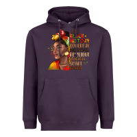 Plum i am black history Heavyweight Hoodie - LillyAllenDesigns