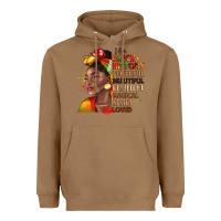 Toasted Coconut i am black history Heavyweight Hoodie - LillyAllenDesigns