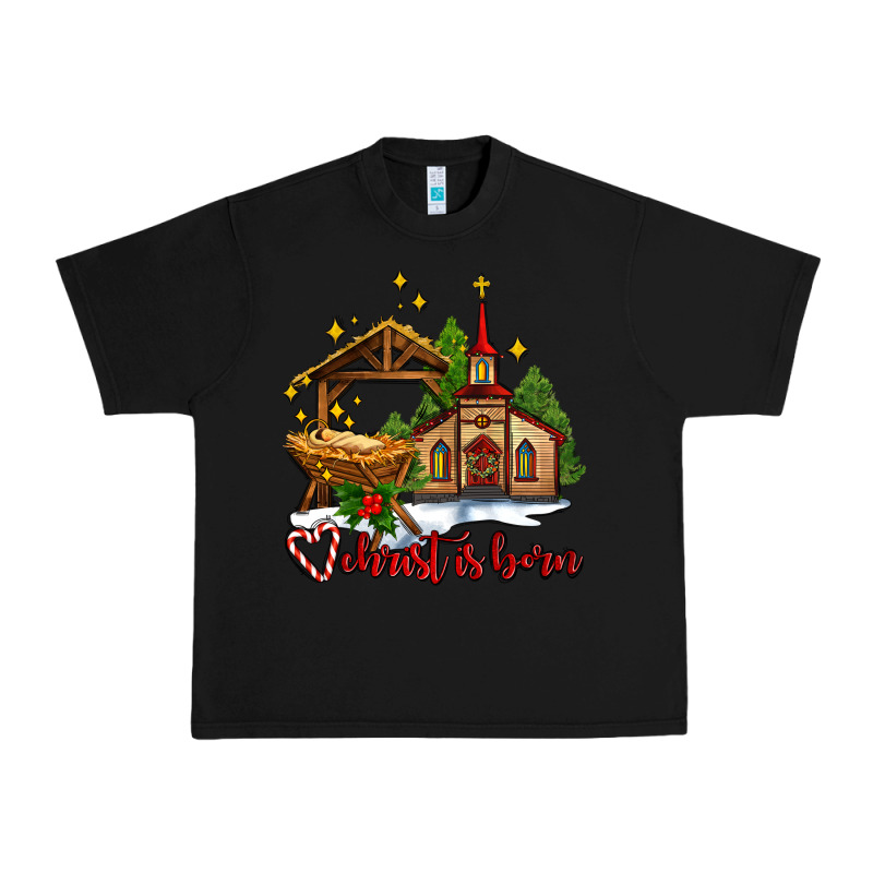 The Church  Chrıst Is Born Urban Heavy Tee by AdoDesignShop | Teevron
