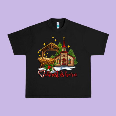 The Church  Chrıst Is Born Urban Heavy Tee Designed By Adodesignshop