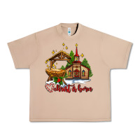Burro the church  chrıst is born Urban Heavy Tee - AdoDesignShop