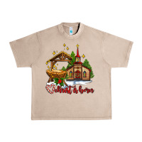 French Oak the church  chrıst is born Urban Heavy Tee - AdoDesignShop