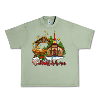 Oil Green the church  chrıst is born Urban Heavy Tee - AdoDesignShop