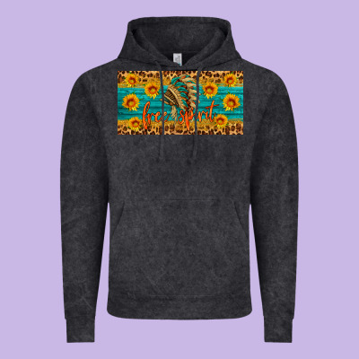 Free Spirit License Plate Vintage Hoodie Designed By Hra Design Shop