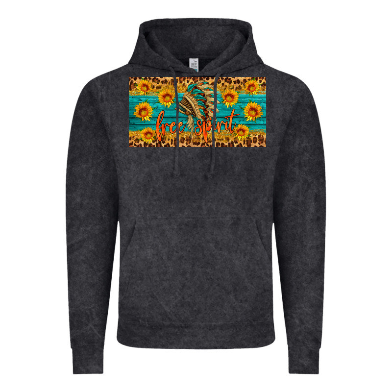 Free Spirit License Plate Vintage Hoodie by HRA Design Shop | Teevron
