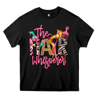 Black the hair whisperer Heavy Core Tee - texasbilliewilder