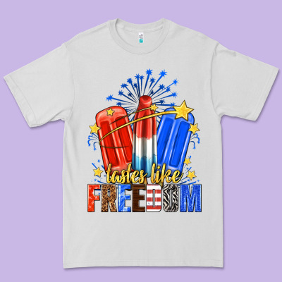 Premium Tee tastes like freedom popsicles billie wilder