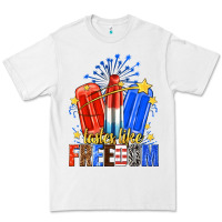 White tastes like freedom popsicles billie wilder Premium Tee - texasbilliewilder
