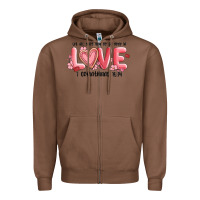 Chestnut let all that you do be done in love 1 corinthıans Zipper Hoodie - MaliasSmallBusiness
