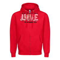 Red let all that you do be done in love 1 corinthıans Zipper Hoodie - MaliasSmallBusiness