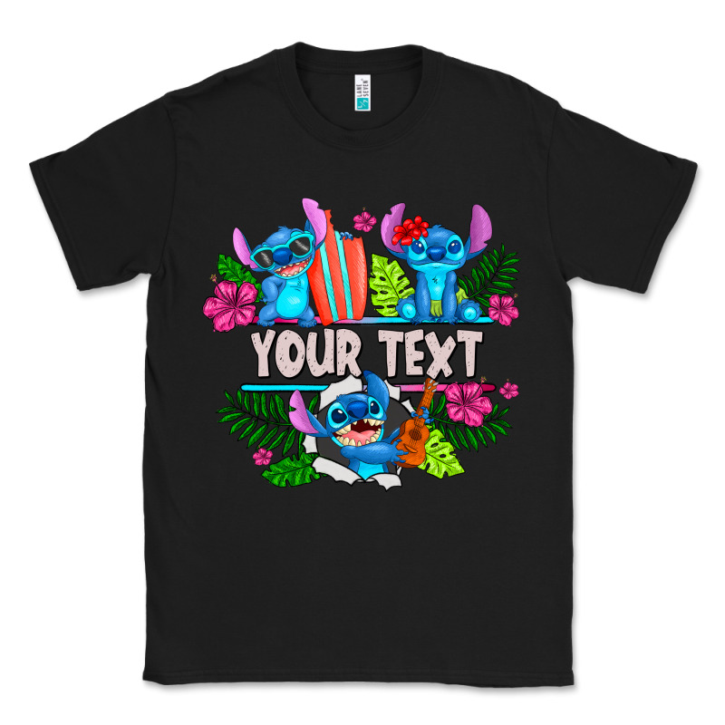 Your Text Stich Classic Tee by CowhideDigitalArt | Teevron
