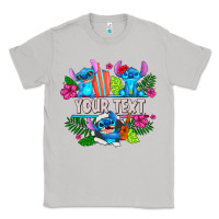 Moon Dust Your Text Stich Classic Tee - CowhideDigitalArt