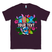 Plum Your Text Stich Classic Tee - CowhideDigitalArt