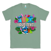 Sage Your Text Stich Classic Tee - CowhideDigitalArt