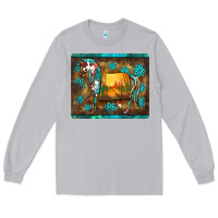 Moon Dust western horse sunset turquoise's gemstones mousepad Long Sleeve Tee - BarkalooDesign