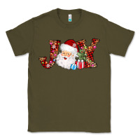 Army Green joy christmas santa Classic Tee - AdoDesignShop