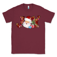 Burgundy joy christmas santa Classic Tee - AdoDesignShop