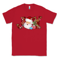 Red joy christmas santa Classic Tee - AdoDesignShop