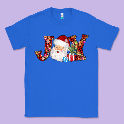 Joy Christmas Santa Classic Tee Designed By Adodesignshop