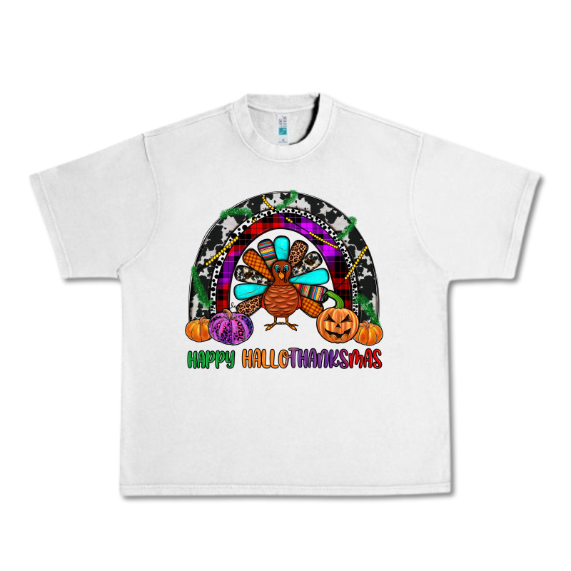 Happy Hallothanksmas Urban Heavy Tee by JahusDesignShop | Teevron
