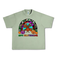Oil Green happy hallothanksmas Urban Heavy Tee - JahusDesignShop