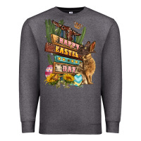 Charcoal Heather Easter Day rodeo Premium Sweatshirt - LillyAllenDesigns