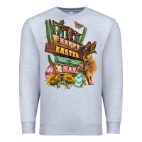 Heather Grey Easter Day rodeo Premium Sweatshirt - LillyAllenDesigns