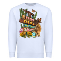 White Easter Day rodeo Premium Sweatshirt - LillyAllenDesigns