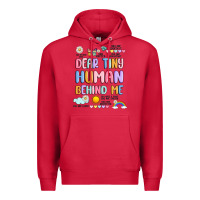 Cardinal dear tiny human behind me Premium Hoodie - JahusDesignShop