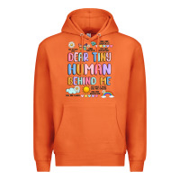 Carrot dear tiny human behind me Premium Hoodie - JahusDesignShop