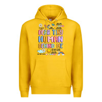 Lemon dear tiny human behind me Premium Hoodie - JahusDesignShop